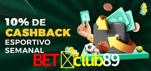 10% de bônus de cashback na bet-club89