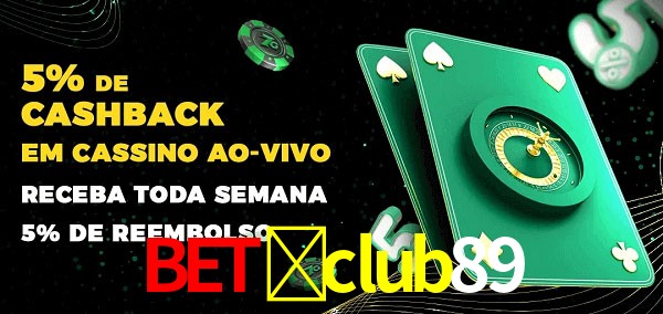 Promoções do cassino ao Vivo bet-club89